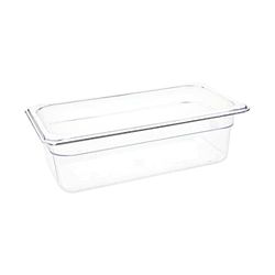 Vogue 1/3 Gastronorm Container 100mm 3,8 liter Clear Catering Voedsel Opslag Pan