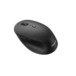 Philips Ratón Inalámbrica SPK7607B - Conexión Inalámbrica 2.4 GHz + Bluetooth 3.0/5.0, 7 Botones, Sensor óptico Regulable (800-3200)