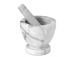 Home Mortier en Marbre avec Pilon Outil De Cuisine Cm12