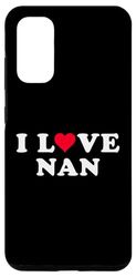 Carcasa para Galaxy S20 I Love Nan Matching Girlfriend & Novio Nan Nombre