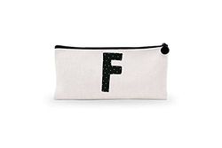 Bonamaison Estuche de Lona con Cremallera para lápices, con impresión Digital, para Escuela, Bolsa de Lona para niños, niñas, 100% algodón, Unisex, 1 Unidad, 21 x 12 cm