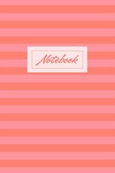 Journal With Pink Stripes: Notebook