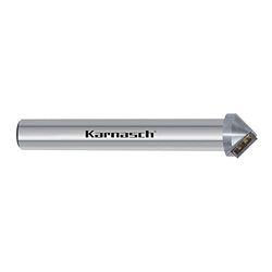 Karnasch 296843120008 monokristallin-borr med spegelfinish, intensitet 45°, balans < 30 000 varv per minut, 12 mm maximal diameter, 1 mm diameter, 8 mm kantlängd, 12 mm