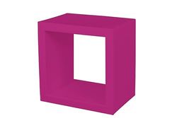 Kloris Pop Up Utställare Hylla Väggmonterad flaskhållare Hylla Bokhylla med separat fixering, Fuchsia MADE I ITALY