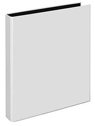 VELOFLEX 4143290 - Carpeta de anillas VELOCOLOR Classic, carpeta de anillas, mecanismo de 4 anillas, DIN A4, cartón, blanco, 1 unidad