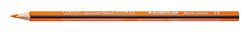 Staedtler Noris colour 187 Crayon de couleur, surface douce, haute résistance à la rupture, fabriqué en bois recyclé, produit unique, orange, boîte pliable, 12 crayons de couleur, 187-4