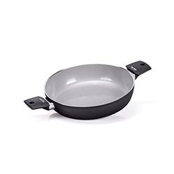 Moneta Futura Casserole Ø28 cm, revêtement FineGres naturel anti-adhésif, convient également aux plaques à induction 100% fabriquée en Italie