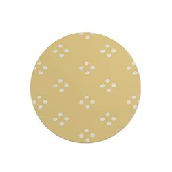 Questo Casa, Ronde digitaal bedrukte muismat, antislip onderkant, voor kantoor en thuis, diameter: 22 cm