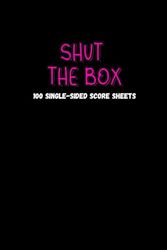 Shut the Box Master Score Pad: 6-Player Edition