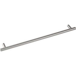GRIMME Enija 8569210310 Basic Cupboard Handle (Barell) Diameter 12 mm Width 350 mm Bar Handle Brushed Stainless Steel Silver Hole Spacing 310 mm