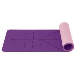 Good Nite Yogamat, gymnastiekmat, TPE, 6 mm, antislip, sportmat, fitnessmat, trainingsmat, pilates, mat, huidvriendelijk, ftalaatvrij, 183 x 61 cm, yoga, pilates, homegym workout