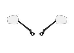 ZEFAL Pack Espion E80 - Set di Due Specchietti per Bicicletta Elettrica per Sinistra e Destra - Accessorio per Bicicletta Elettrica - Montaggio sul Manubrio - 80 cm2 - Fabbricato in Francia