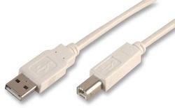 Pro Signal PSG02906 - Cavo USB A a B, 1,8 m, colore: Bianco