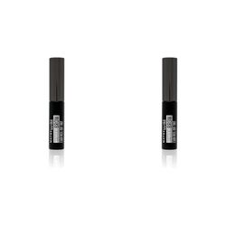 Maybelline New York Tattoo Brow Peel Off Eyebrow Gel Tint, Semi-Permanent Colour, Waterproof, Lasts up to 3 Days, Colour: Black Brown (Pack of 2)