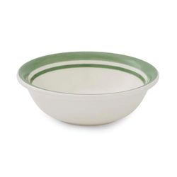 Potter's Stripe Set of 4, 13cm Bowls, Green