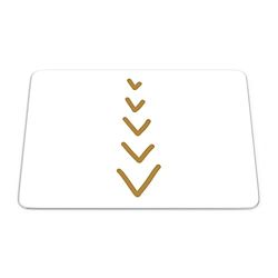 Bonamaison, Tapis de Souris Rectangle Imprimé Numériquement, Fond Antidérapant, pour Bureau et Maison, Taille: 22x18cm