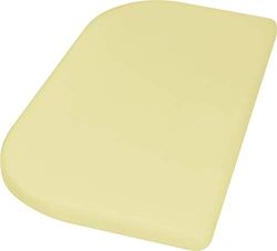 Playshoes Jersey Fitted Sheet Mattress Protector Waterproof, Sábana Bajera Ajustable Impermeable bebé, Amarillo (Amarillo 12), 81 x 42 x 10 cm / 32 x 16.5 x 4 Inch