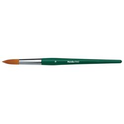 Marabu d'artiste Fino, Taille 18, Bois certifié FSC, Pinceau Rond en Poils spéciaux Toray pour la Peinture Acrylique, à l'huile et l'aquarelle, 01910000018, Green