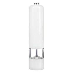 Esperanza EKP001W MALABARA - Molinillo de Pimienta con Luces LED (23 cm), Color Blanco