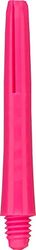 BULL'S Neon Nylonaxel, kort, rosa, 1 sats