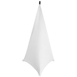 On Stage Speaker/Lighting Stand Skirt - White