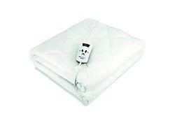 Pekatherm | Scaldaletto elettrico individuale | Dimensioni 150 x 70 cm | 4 livelli di temperatura | Realizzato al 100% in cotone | Coprimaterassi per coperte elettriche | Pekatherm U105DF