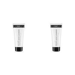 The INKEY List Fulvic Acid Brightening Cleanser to Brighten Skin and Gently Remove Makeup 150ml (Pack of 2)