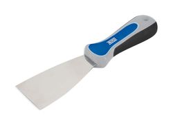 Espátula bimaterial 120 mm, resistente y ergonómica, ideal para cocinar y servir alimentos con precisión y comodidad.