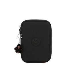 Kipling 100 Pennenetui, True Black, 8.25''L x 6''H x 2''D