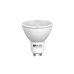 Silver Electronics 1460710 - Lampadina LED Eco, dicroica, GU10, 7 W, bianca