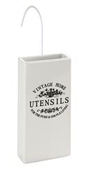 WENKO Vintage luchtbevochtiger met motief voor de radiator, keramiek, 9 x 19,5 x 4 cm, wit