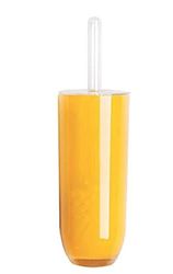 Excelsa Toiletborstel, Polystyrol, Geel, 10,5 x 10,5 x 35 cm
