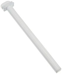 Arquivet Palo de plástico posadero Grande 16 cm - Accesorios para jaulas de pájaros, agapornis, Canarios, periquitos, jilgueros - Decoración jaulas - Juguetes, Blanco