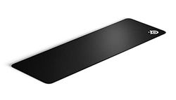 SteelSeries QcK Edge - Tapete de rato para jogos - costuras anti-desgaste - otimizado para sensores de jogos - tamanho XL (900 mm x 300 mm x 2 mm)