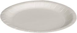 ABENA Gastro-Line 18cm White Paper Plates with Biobarrier Coating for Protection & Moisture-Holding Properties,Ideal Party Plates,Fully Biodegradable & Compostable Eco-Labelled Tableware Solution-50PK