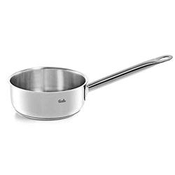 Fissler San Francisco/kastrull i rostfritt stål (1,2 L – Ø 16 cm) med hällkant, diskmaskins- och ugnssäker – induktion