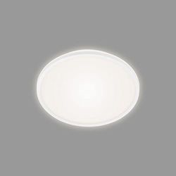 BRILONER Leuchten – LED-taklampa, taklampa inklusive bakbelysningseffekt, 15 watt, 1 500 lumen, 4 000 Kelvin, vit, 280 x 42 mm (DxH)