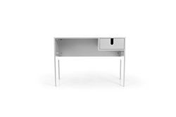 TENZO 8572-001 UNO Designer bureau, 75 x 105 x 50 cm (h x b x d), wit, 105 x 50 x 75 cm