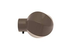 Fer Tendance | Ø20 | 1 Embout Ballon | Taupe