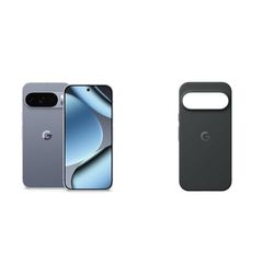 Google Pixel 10 Pro - Unlocked Android Smartphone with Gemini, Triple Rear Camera System, 24+ Hour Battery and 6.3" Super Actua Display - Moonstone, 128GB+Case
