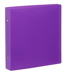 Viquel - Flexible Folder for School 17 x 22 cm - 2-Ring Binder - Purple