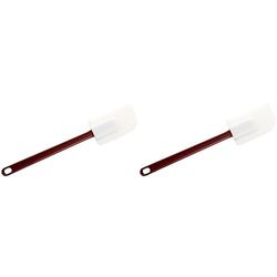 Vogue K982 High Heat Spatula Handle, 14", Brown (Pack of 2)