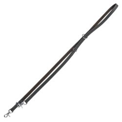 TRIXIE Rustic Laisse en Cuir ciré et Vieilli, L–XL: 2,00 m/25 mm, Gris - 19045