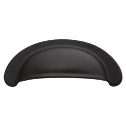Hickory Hardware P2626-mb 2–3/10,2 cm Modus Cup Cabinet Pull, Noir mat