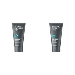 Super Facialist for Men Energising Face Wash with Vitamin B 3 - Remove Impurities & Hydrate Skin with Hyaluronic Acid, Magnesium & Vitamin E - Oil Free, Vegan Friendly, 150 ml (Pack of 2)