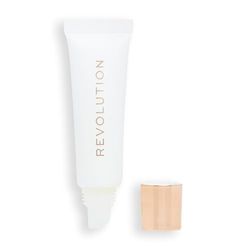Makeup Revolution, Juicy Peptide Lip Balm, Hydrating Lip Balm with Sheer Colour, Infused with Vitamin E & Peptides, Clear Ice, 8ml