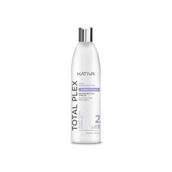 Kativa Total Plex Bond Repair | Condizionatore per la manutenzione dei legami capillari | Riparatore di grande idratazione | Ricostruttore capillare | 355 ml