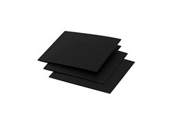Clairefontaine - Ref 16198C - Pollen Folded Card (Pack of 25 Sheets) - 116 x 116mm Sized, 210gsm Card, Inkjet & Laser Printer Compatible, Acid Free - Black