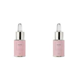 MUHA' | Olio Essenziale, Idrosolubile per Lampada ad Ultrasuoni, Fragranza Ambra Antica, Formato da 15 ml (Confezione da 2)