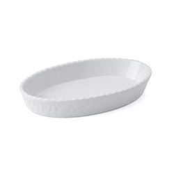 'Holst Porcelana Tow 15524 Mobox Fuente de y Molde Ovalado Toscana, Color Blanco, 23.5 x 14 x 4 cm